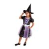Dětská kostým čarodějnice černo-fialová (M) e-obal