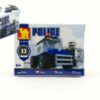 Stavebnice Dromader Policie Auto 23101 33ks v krabici 9,5x7x4,5cm