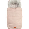 Zimní fusák s kožešinou 100x50cm, pudrově růžový